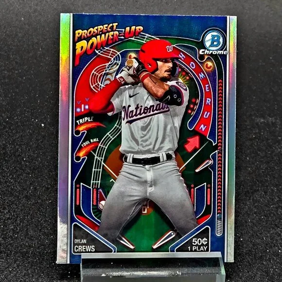 Dylan Crews Bowman Chrome Velocity Terror RC's Washington Nationals Top Prospect - Picture 4 of 7